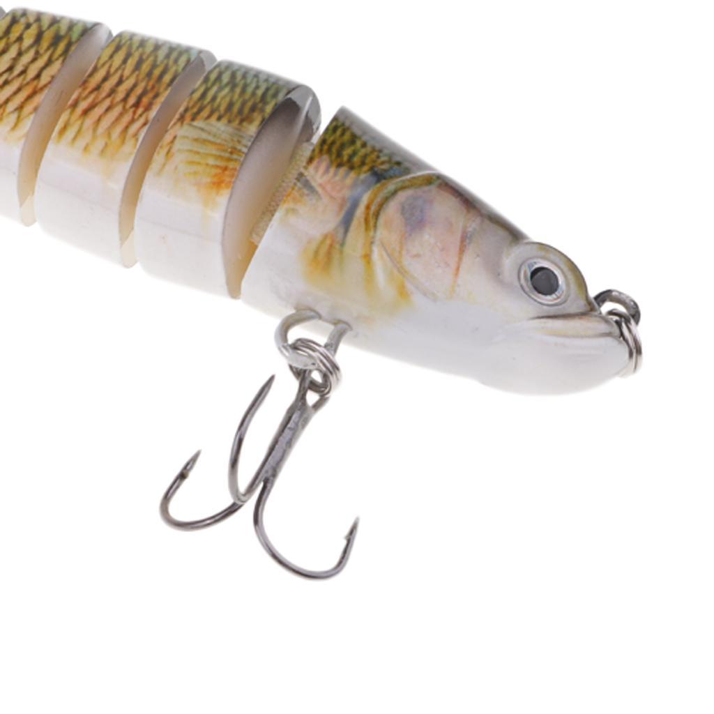 Simulation Fish Fishing Lures Hard Baits Jigs with 2-hook