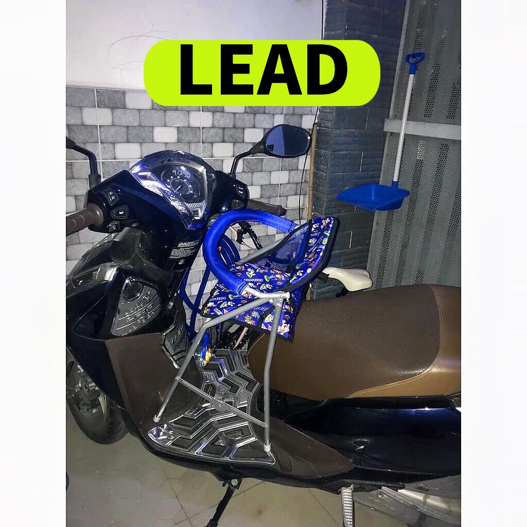 Ghế đi xe lead , scr , acruzo , shark , GHẾ GA XẾP SẮT SƠN TĨNH ĐIỆN