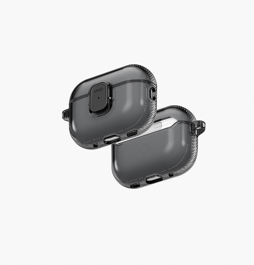 Ốp Bảo Vệ UNIQ GLASE PRO Cho Airpods Pro 3 Tinh Tế Giữ Vẻ Đẹp Thiết Bị Tinh Tế Khóa Cài Chắc Chắn Tặng Kèm Móc Nhôm Hàng Chính Hãng