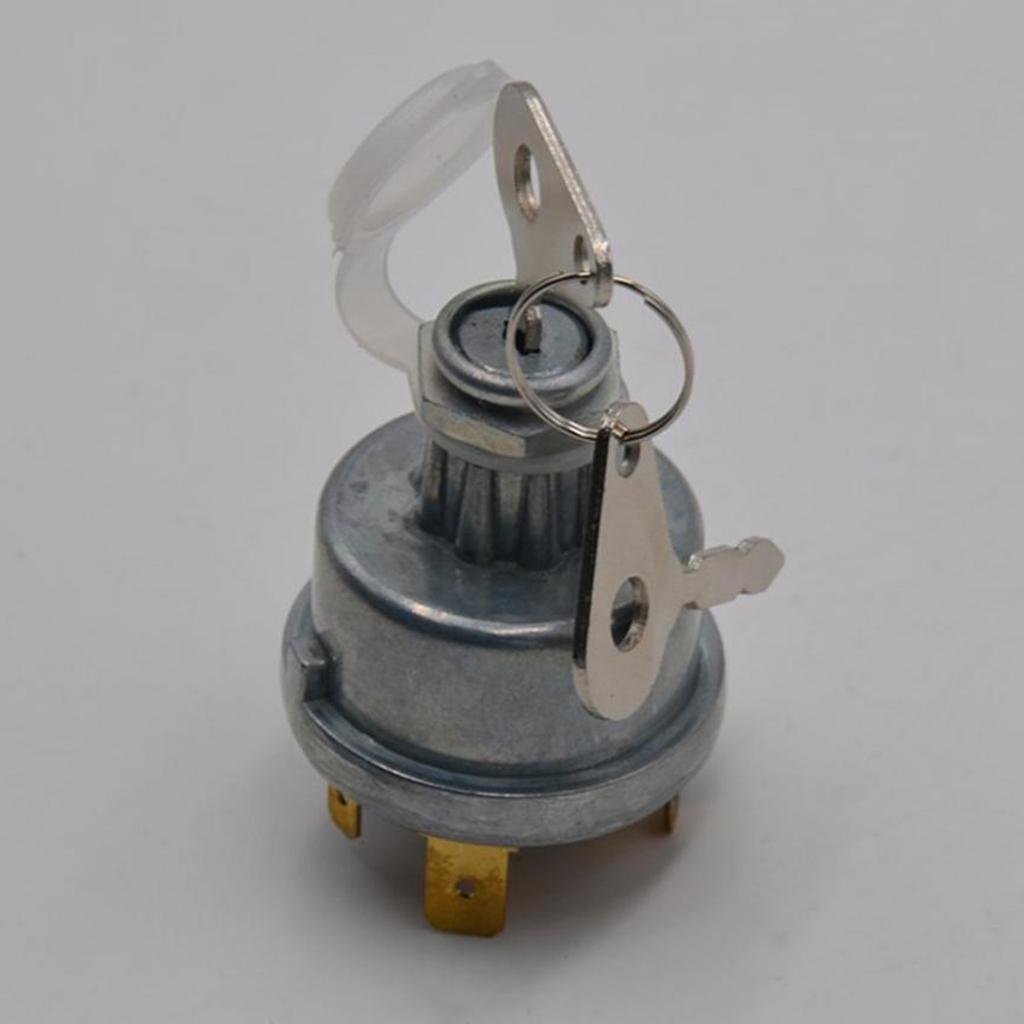 4 Position Universal Ignition Switch w/ Keys for Lucas 12/24V 128SA Tractor