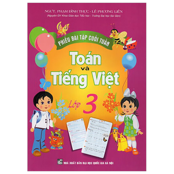 Phiếu Bài Tập Cuối Tuần Toán Và Tiếng Việt 3