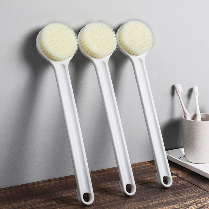 Cây bàn chải cọ lưng, massage, nhập khẩu Nhật Bản loại xịn - tặng lọ tinh dầu ong vàng giúp thư giãn như trong hình