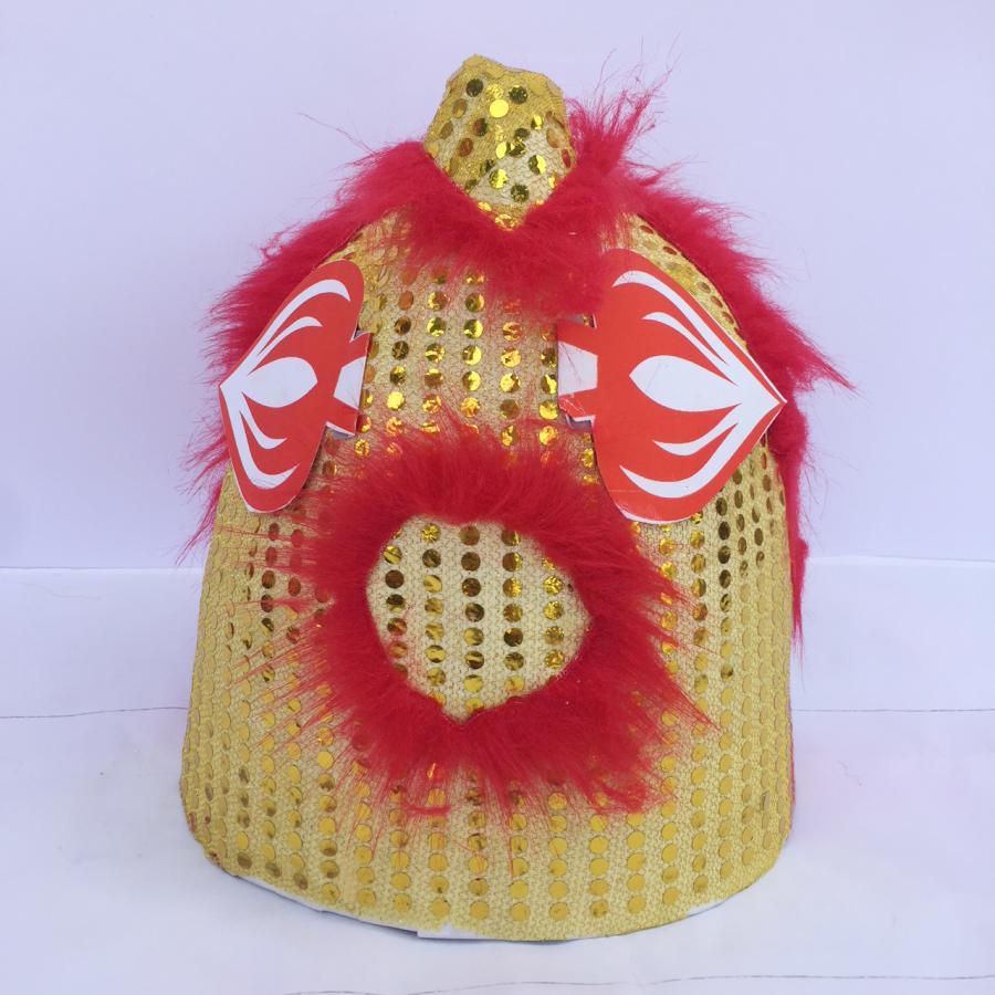 Đầu lân trung thu cỡ bé 22 cm x 25cm x 28 cm