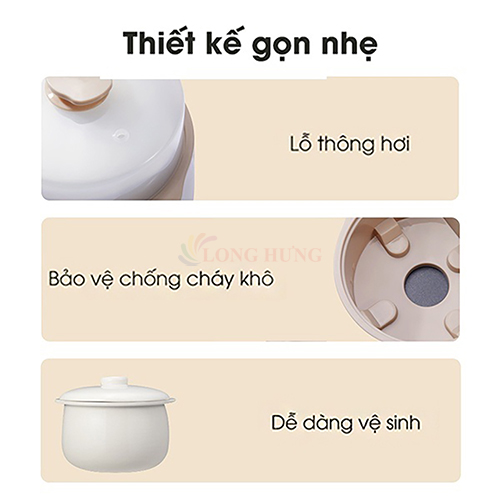 Nồi nấu chậm SAMONO 0.8 lít SW-SC08 - Hàng chính hãng