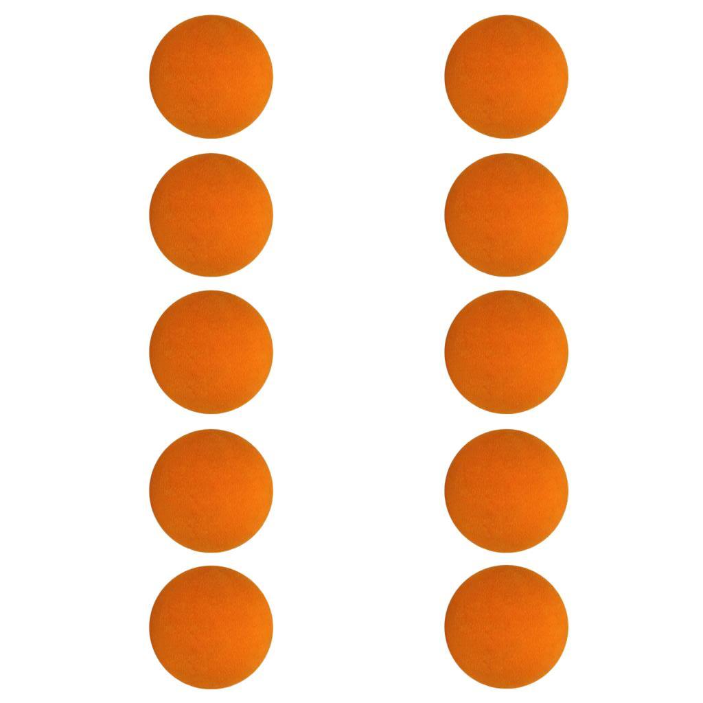 2-6pack 10 Pieces EVA Foam Golf Swing Exercises Practice Training Balls Orange