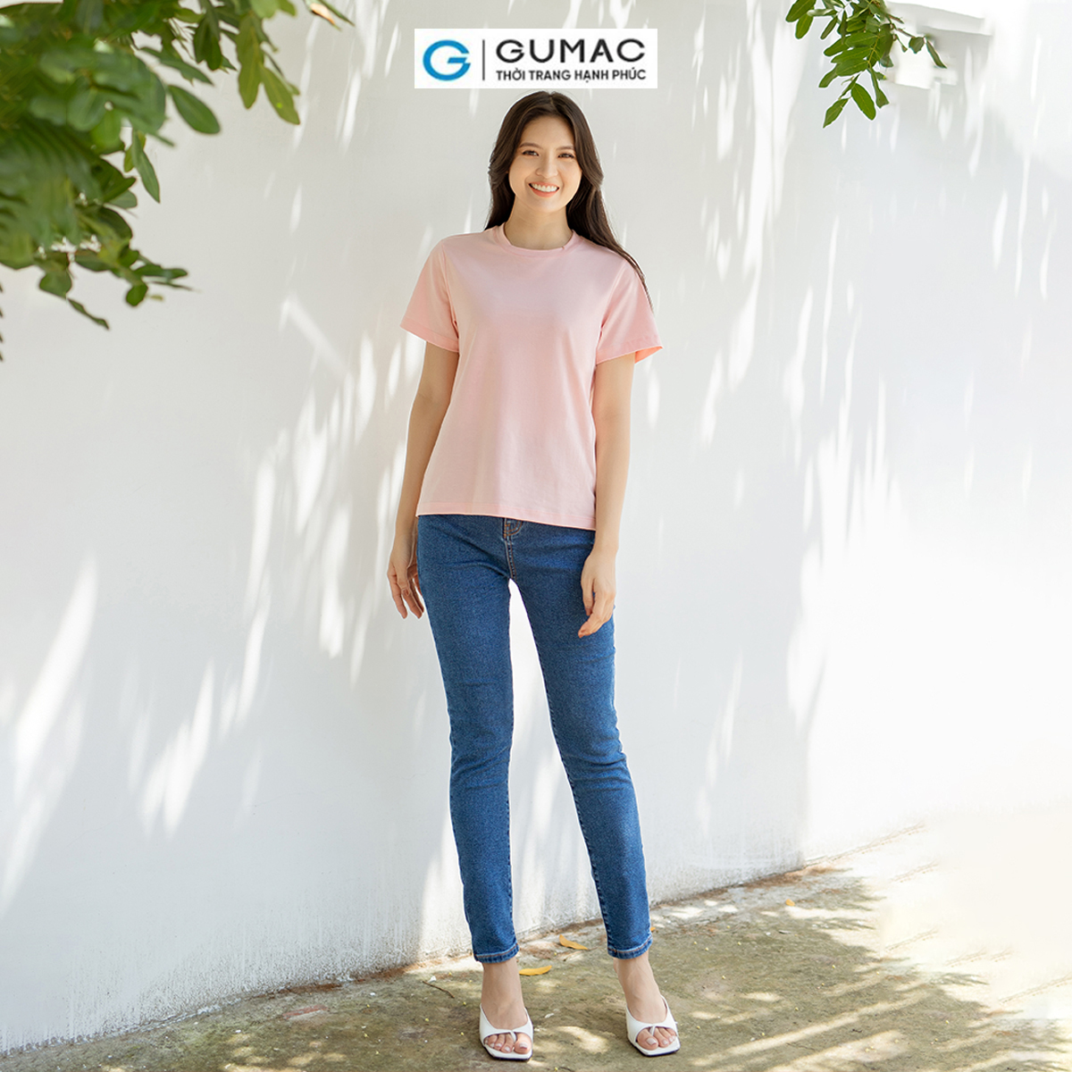 Quần Jeans nữ slim tôn dáng thời trang GUMAC QJD06051