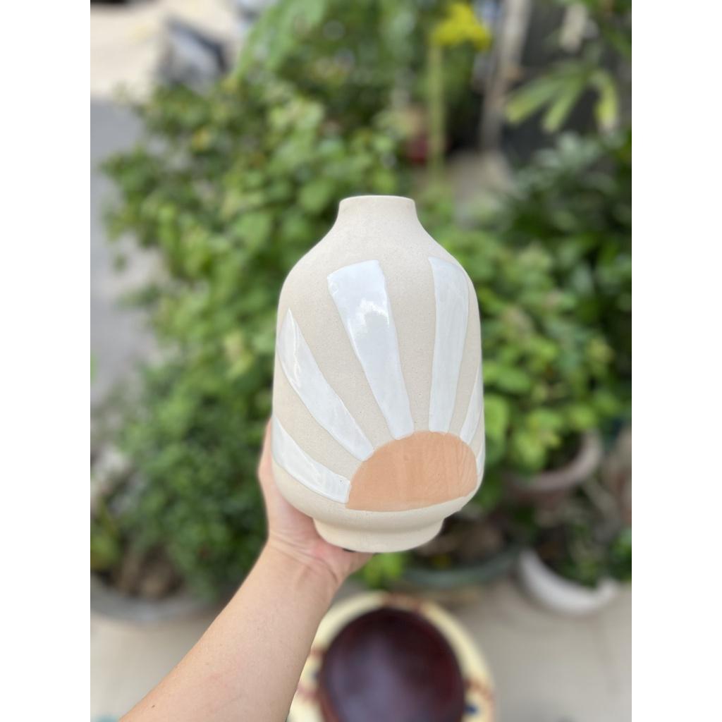 BÌNH HOA XUẤT KHẨU TRANG TRÍ DECOR NGHỆ THUẬT 01