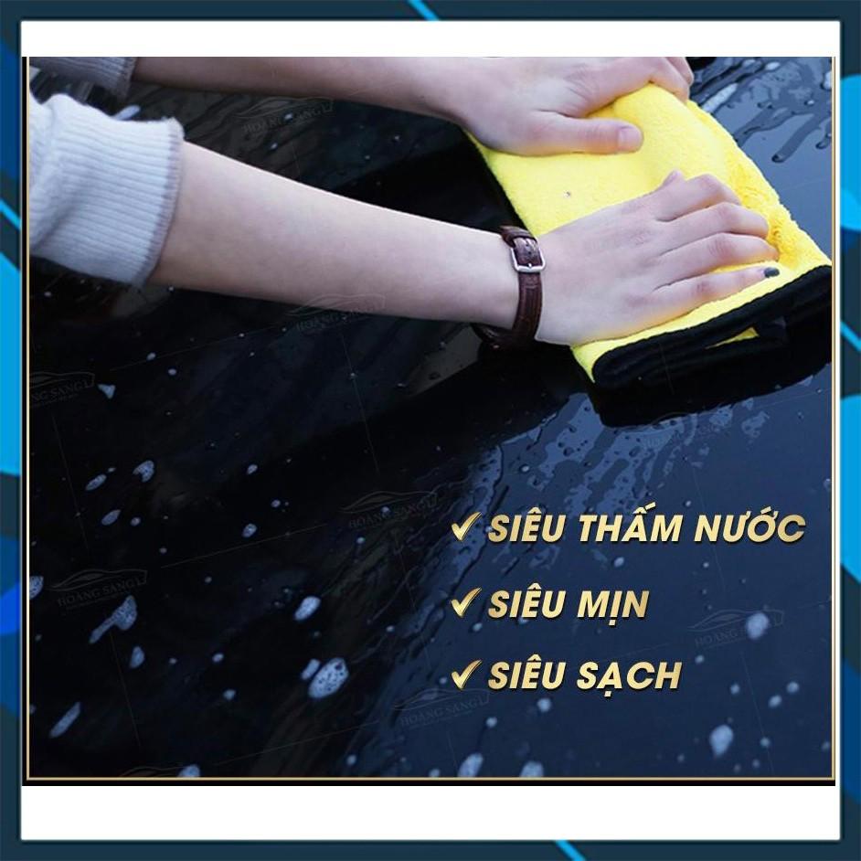 Phụ Kiện Vệ Sinh Xe Hơi Khăn Lau Xe Hơi Màu Vàng 2 Lớp Cao Cấp Siêu Sạch Siêu Thấm Hút Vệ Sinh Ô Tô Giá Rẻ