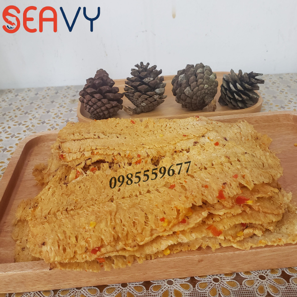Đặc Sản Nha Trang -️ Mực Tẩm Gia Vị Nha Trang Từ Mực Lá Cay Nhẹ, Thơm Ngon, Size Nhỏ Seavy Gói 500g ️