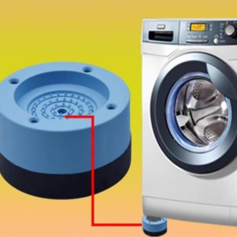 Chân máy giặt 4 miếng cao su cao cấp chống ồn chống rung