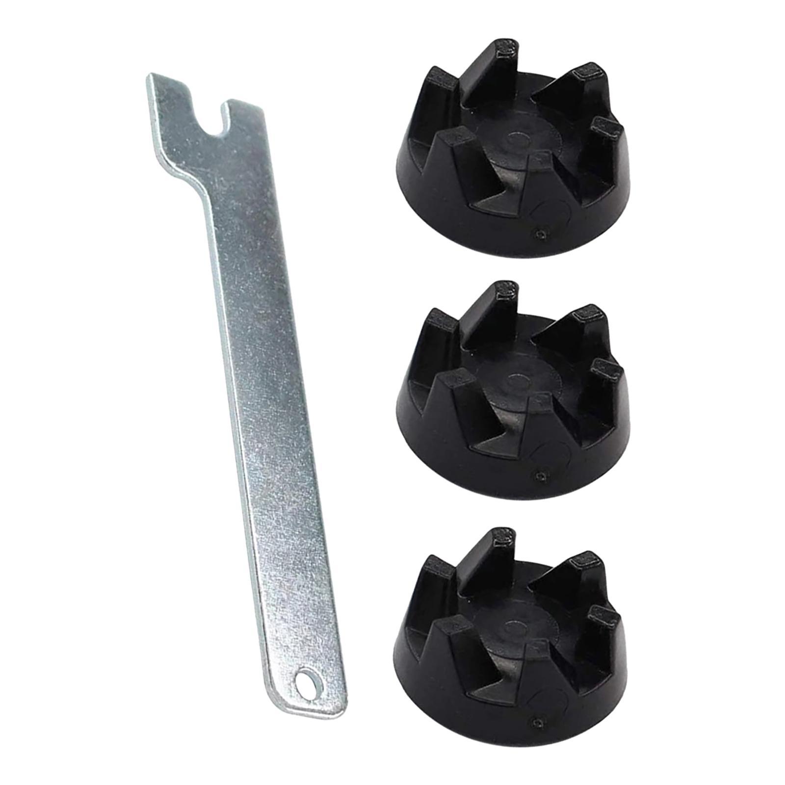 3Pcs Blender Drive Coupling WP9704230 with Wrench AP6013694 Repair Tool