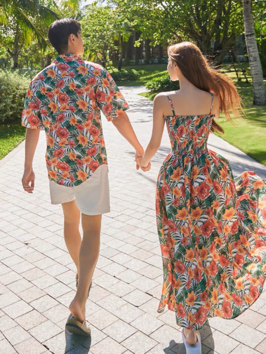 Mẫu đồ đôi họa tiết mới nhất Couple Tina 1 - AV008