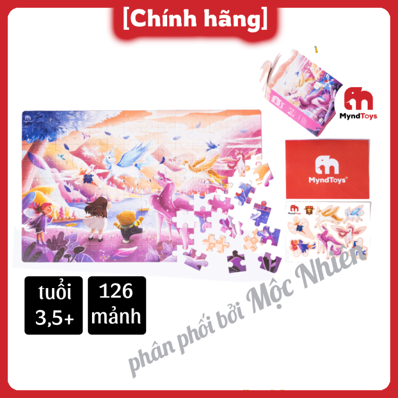 Đồ Chơi Xếp Hình Myndtoys Fantasy Puzzle - Unicorn Dance Dành Cho Bé Gái