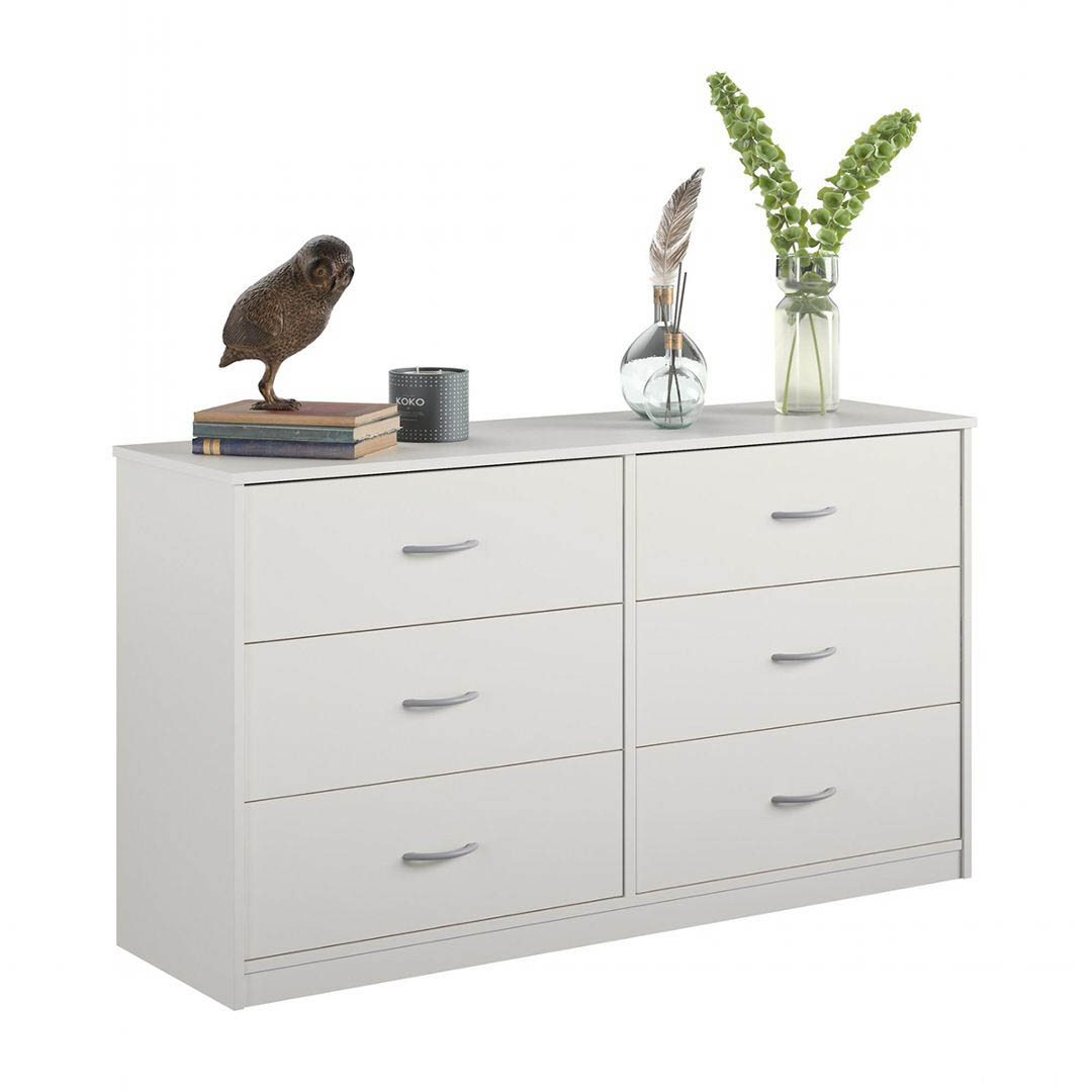 Tủ phòng ngủ gỗ hiện đại SMLIFE Samtel | Gỗ MDF dày 17mm chống ẩm | D135xR40xC70cm