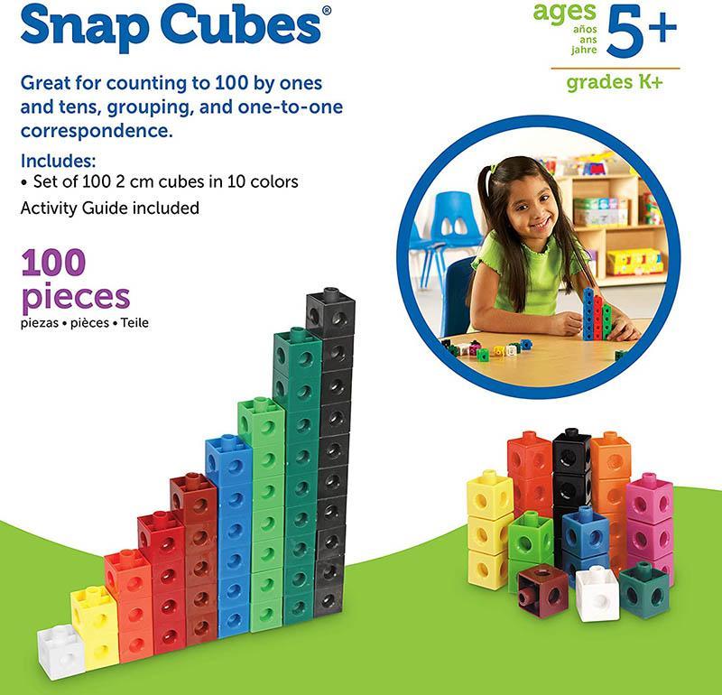 Bộ đồ chơi sáng tạo và thiết kế - Snap Cubes (Set 100 chi tiết)