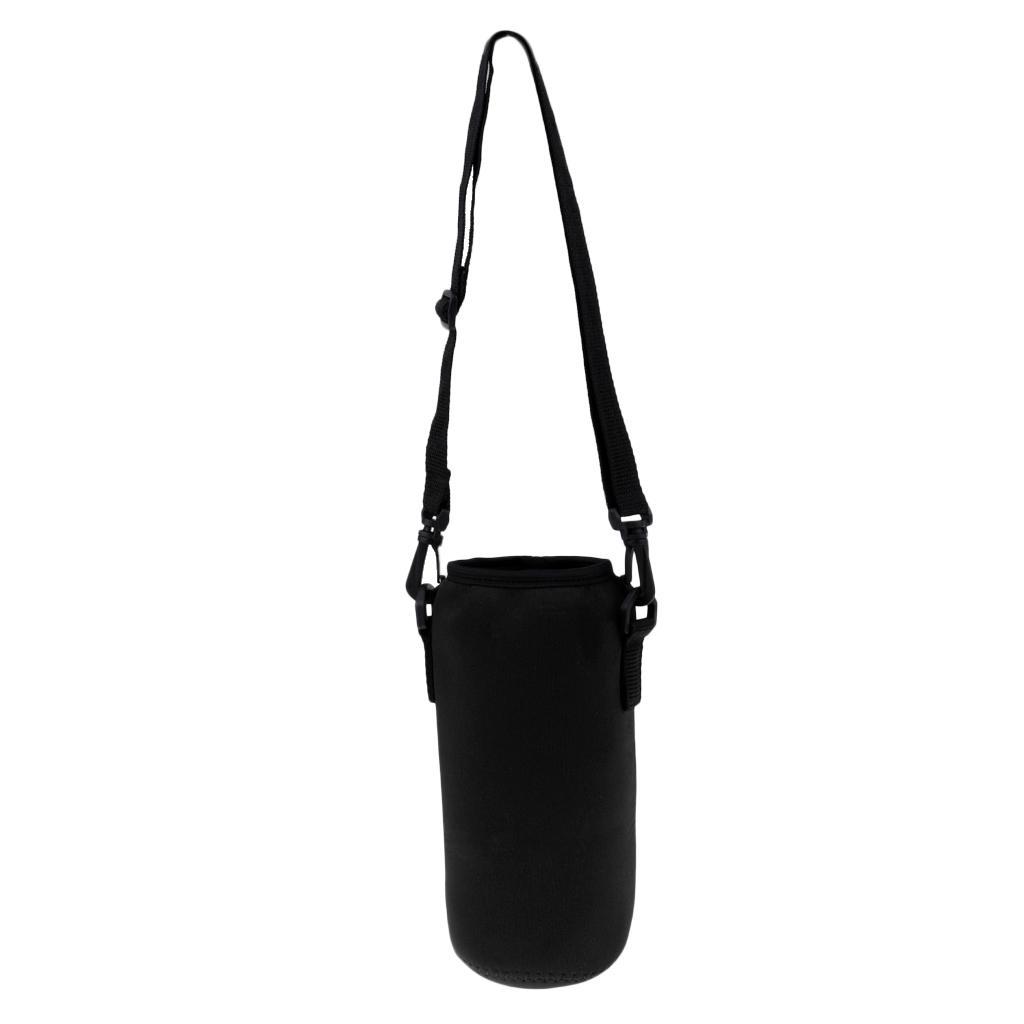 1000ml  Bottle Holder Sleeve Bag Neoprene Carry Pouch Case Black