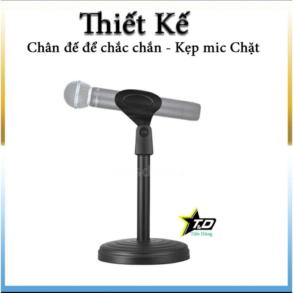 Chân Kẹp Micro Mini C11 Để Bàn, Giá Đỡ Mic Điều Chỉnh Kẹp Cho Bàn Hát Karaoke Xoay 360 Độ Chất Liệu Cao Cấp, Độ Bền Cao