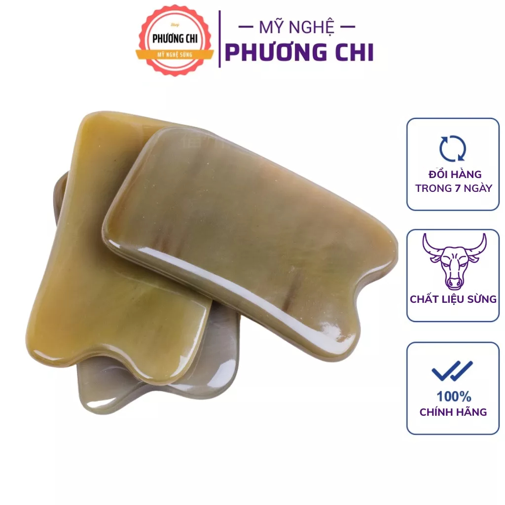 Miếng cạo gió sừng đánh gió, Giải cảm, chăm sóc da toàn thân giúp lưu thông khí huyết | Mỹ Nghệ Phương Chi