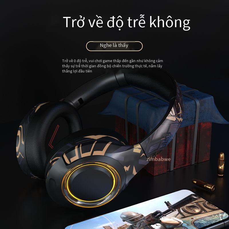 Giao hàng nhanh Hàng mới về A2 Tai nghe chơi game có độ trễ thấp Tai nghe chơi game Bluetooth không dây Tai nghe được chiếu sáng Tai nghe khử tiếng ồn