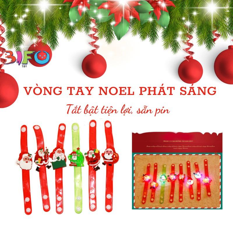 Đồ chơi Noel vòng tay hoạt hình phát sáng quà tặng giáng sinh, quà tặng sinh nhật đồ dùng lễ hội giáng sinh