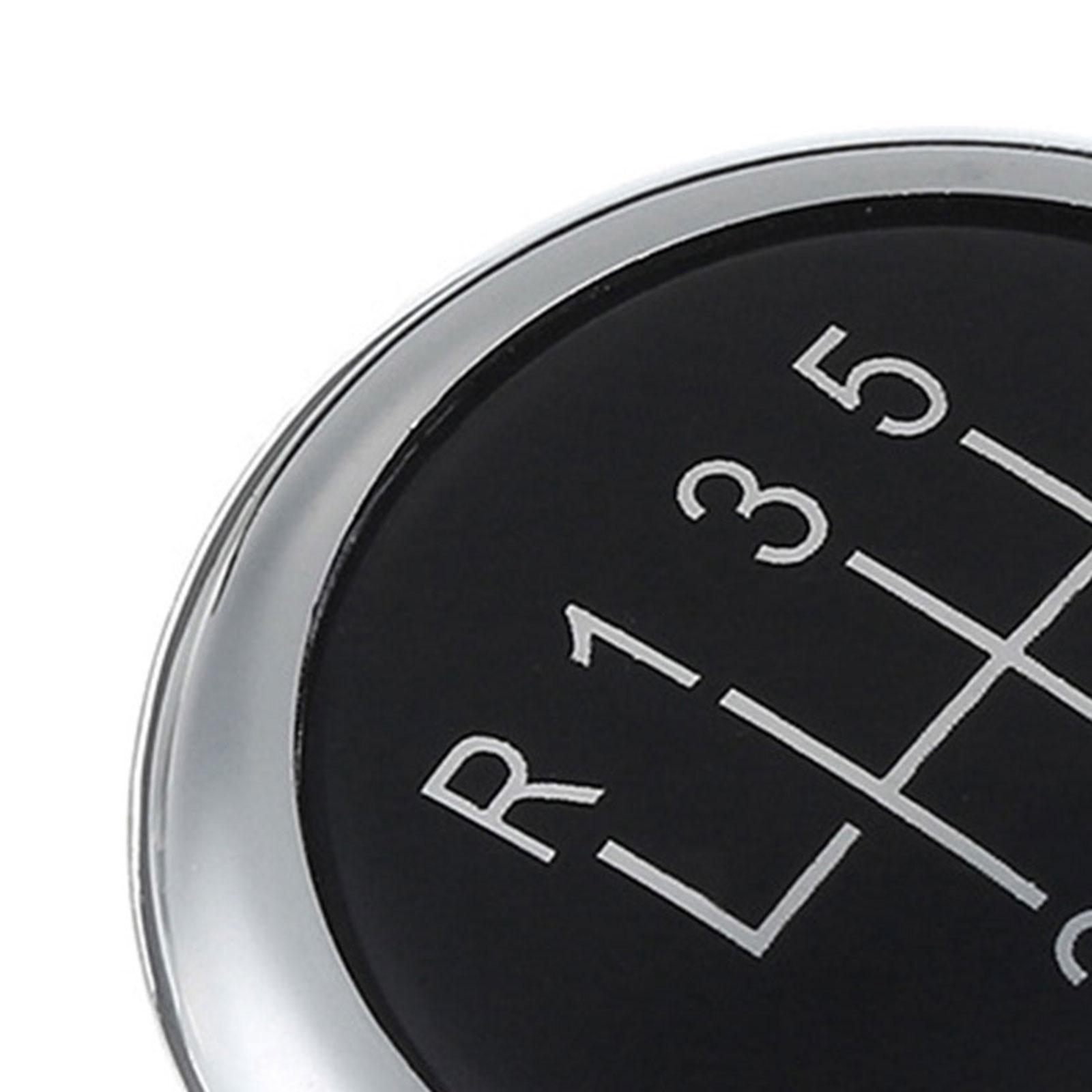 6 Speed Gear Knob Lever Cover Easy to Install Replacement Accessory, Interior ,Durable, Auto Parts 3C0711144A ,Waterproof Speed Knob