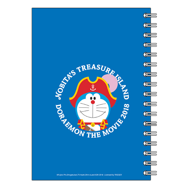 Sổ Gáy Xoắn Mini Notebook Nobita’s Treasure Island (200 Trang) - Mẫu Ngẫu Nhiên