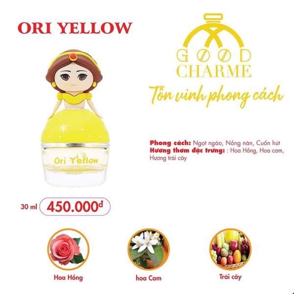 nước hoa bé gái charme ori yellow 30ml 3