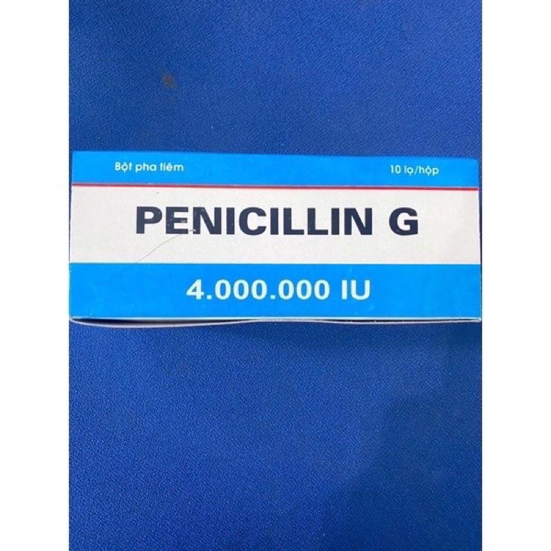 [THÚ Y] 1 lọ PENICILLIN G PENI 4 triệu 4.000.000 IU điều trị bệnh do vi khuẩn gram, đóng dấu, nhiệt thán, uốn ván, mụn nhọt, lở loét dùng cho trâu bò lợn gà chó mèo