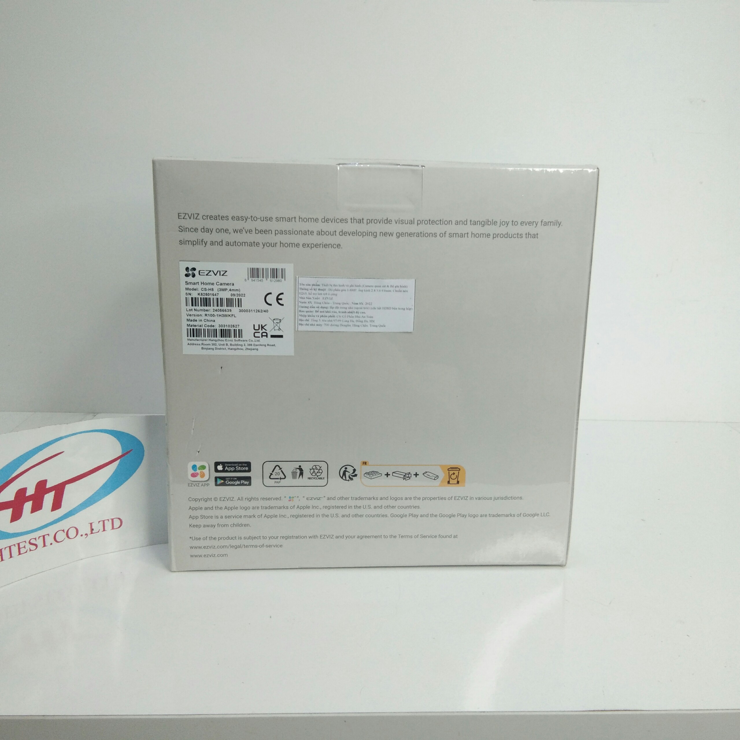 Camera Ezviz CS-H8 ngoài trời - Hàng chính hãng
