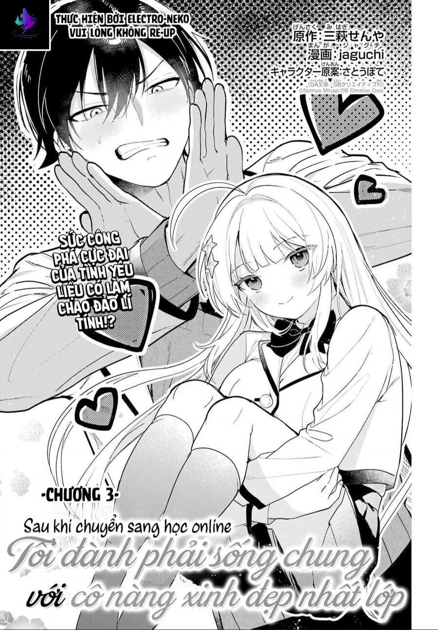 sau khi chuyển sang học online, tôi đành phải chuyển sang sống chung với cô nàng xinh đẹp nhất lớp chapter 3 1