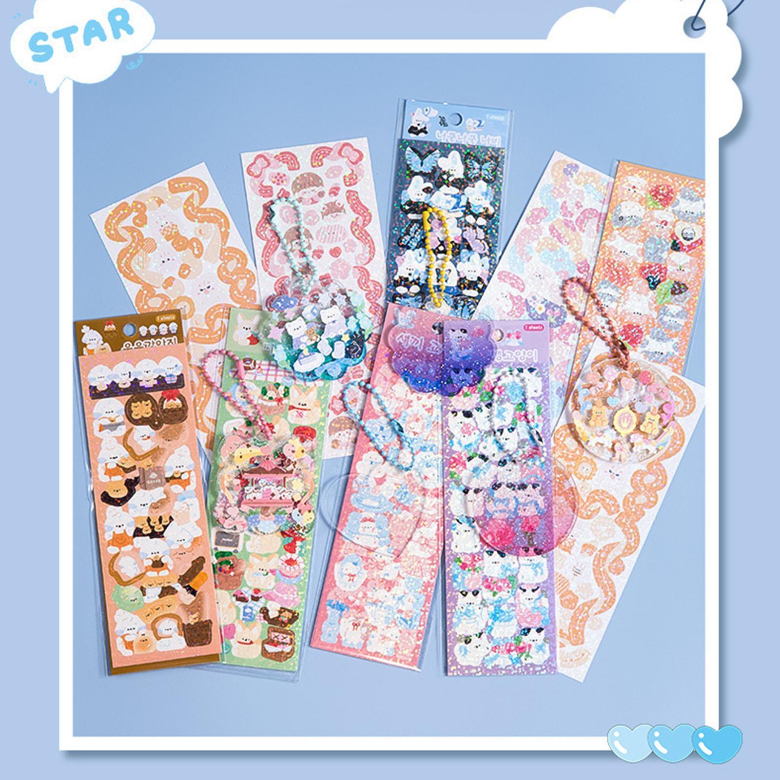 Goo Card Set Label Sticker Decals for Scrapbook Decor Card Making Journal