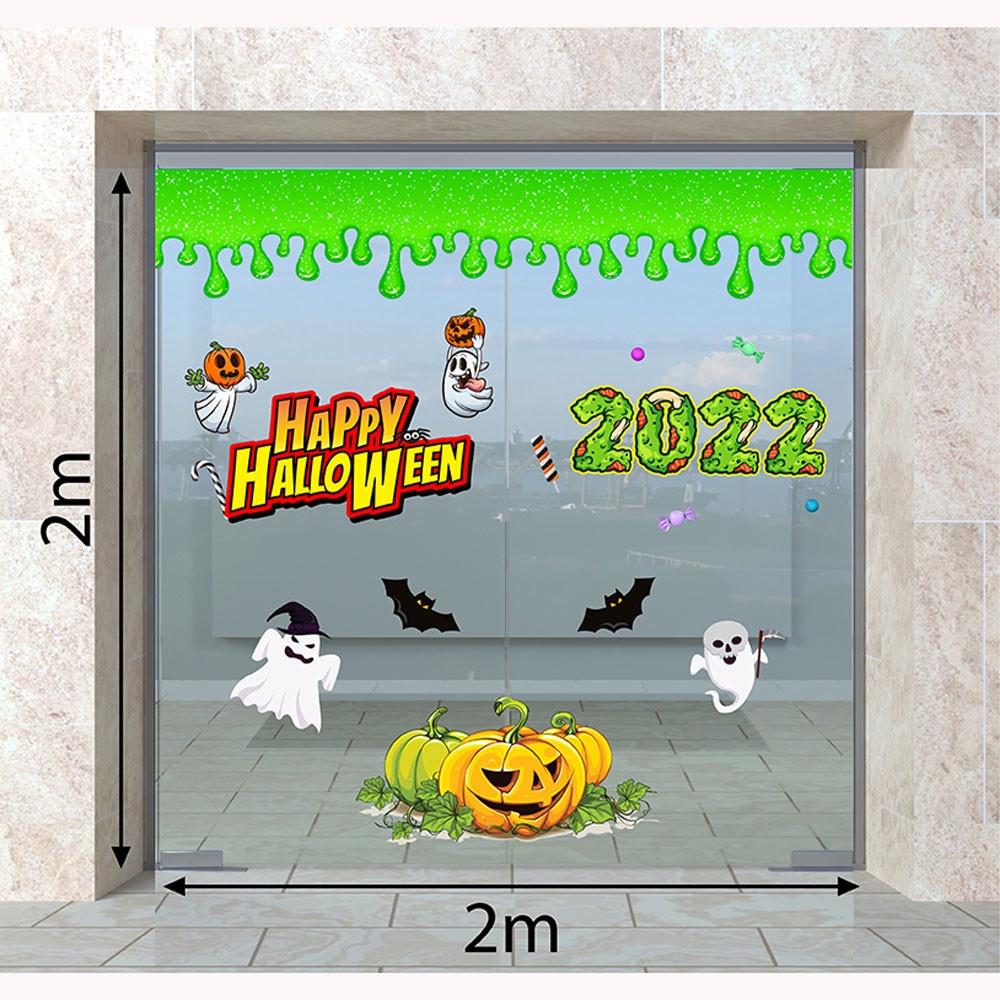 DECAL TRANG TRÍ ĐÓN MỪNG HALLOWEEN 2022