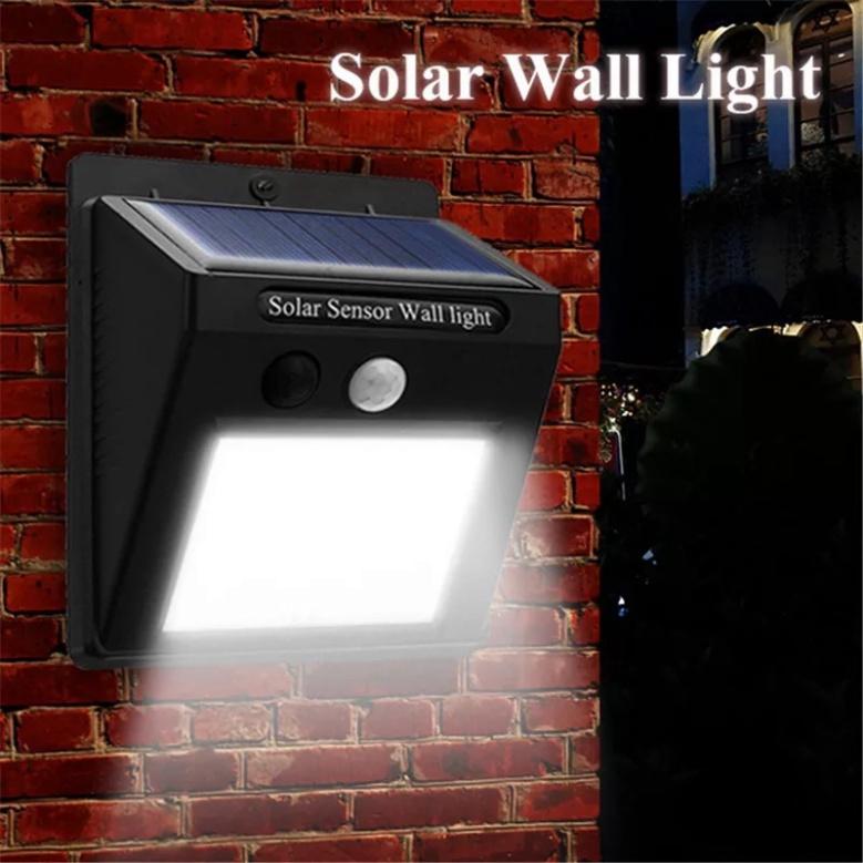 Đèn tường led ngoài trời năng lượng mặt trời tiết kiệm điện năng