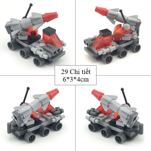 Bộ Sưu Tập Đồ Chơi Lego 14 Mẫu Xe Quân Sự 001