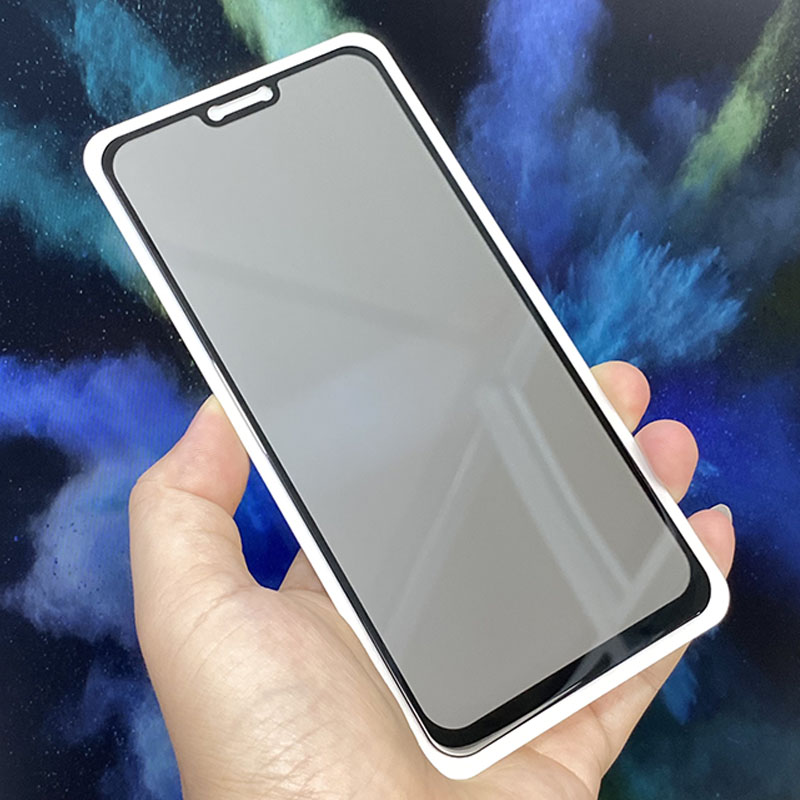 Kính cường lực cho Xiaomi Mi 8 Lite chống nhìn trộm full viền đen