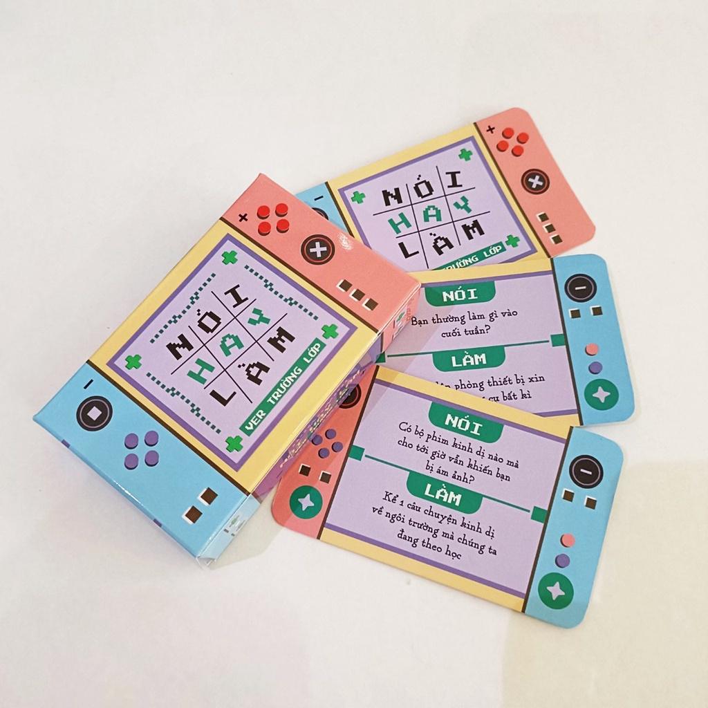 Bộ Nói hay Làm ver TRƯỜNG LỚP- Truth Or Dare, Lói hay Lèm. Bộ bài Boardgame thật hay thách dành cho học sinh, ver trong sáng