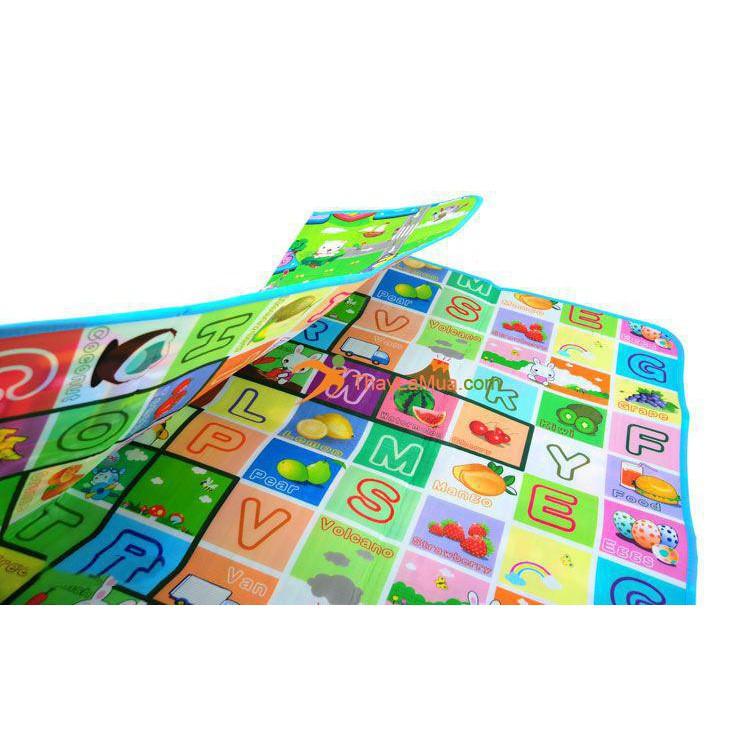 Chiếu xốp 2 mặt - Thảm xốp 2 mặt loại 2.5m x2m vui chơi cho bé