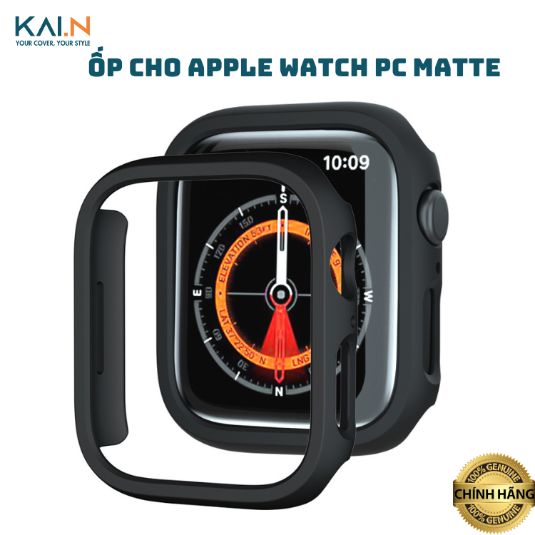 Ốp Case Siêu Mỏng Dành Cho Apple Watch 4/5/6/7/8/9/SE/ Seri 10, Kai.N Pc Matte_ Hàng chính hãng
