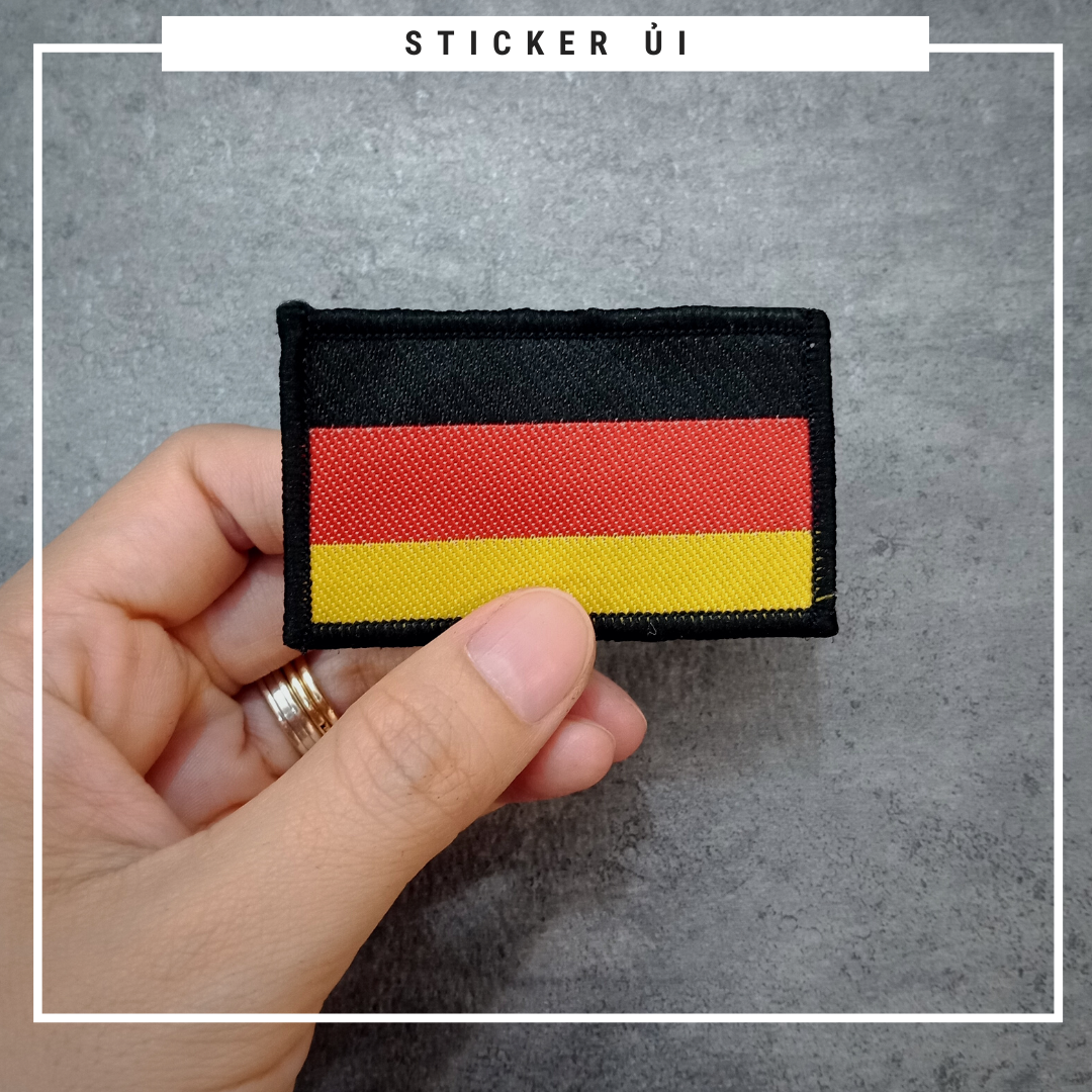 Phụ kiện trang trí áo thun tay lỡ unisex: Logo Sticker Patch Ủi Quần Áo, BALO, quần jogger chuẩn local brand streetstyle