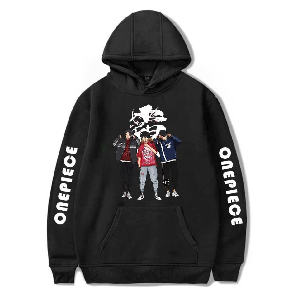 Áo Hoodie One Piece BST Áo hình One Piece cực đẹp hoodie hình Luffy Zoro Ace Law chất nỉ bông