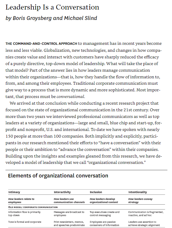 HBR's 10 Must Reads: On Communication Vol. 2