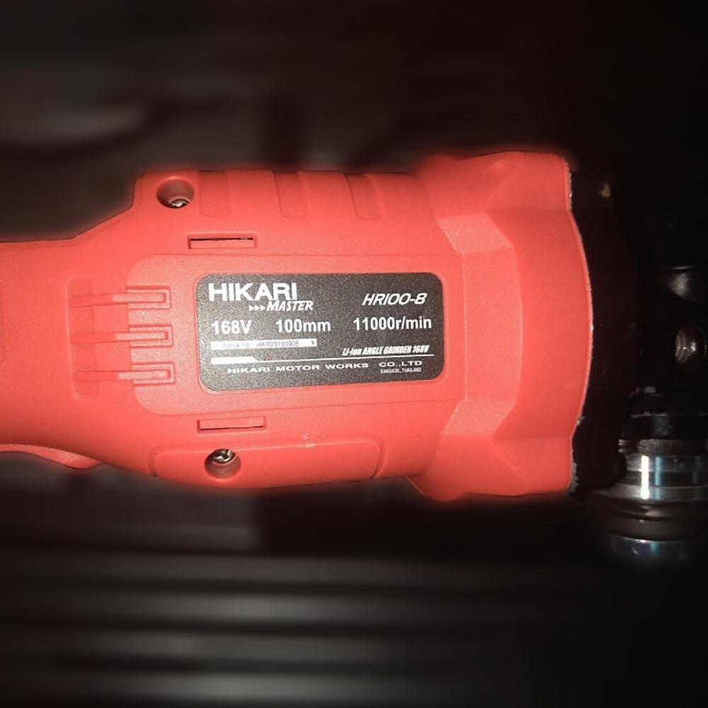 Máy Mài Cắt Góc Cầm Tay Hikari Master HR100-8 Công Suất 980W, Đường Kính Đĩa 100mm, Mài Kim Loại, Gỗ, Đá, Cắt Bàn, Công Tắc Đuôi – Hàng Chính Hãng