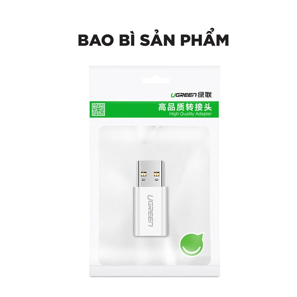 Đầu chuyển đổi USB-C sang USB 3.0, dùng cho PC, laptop, macbook, điện thoại... UGREEN US204 US276 - Hàng chính hãng