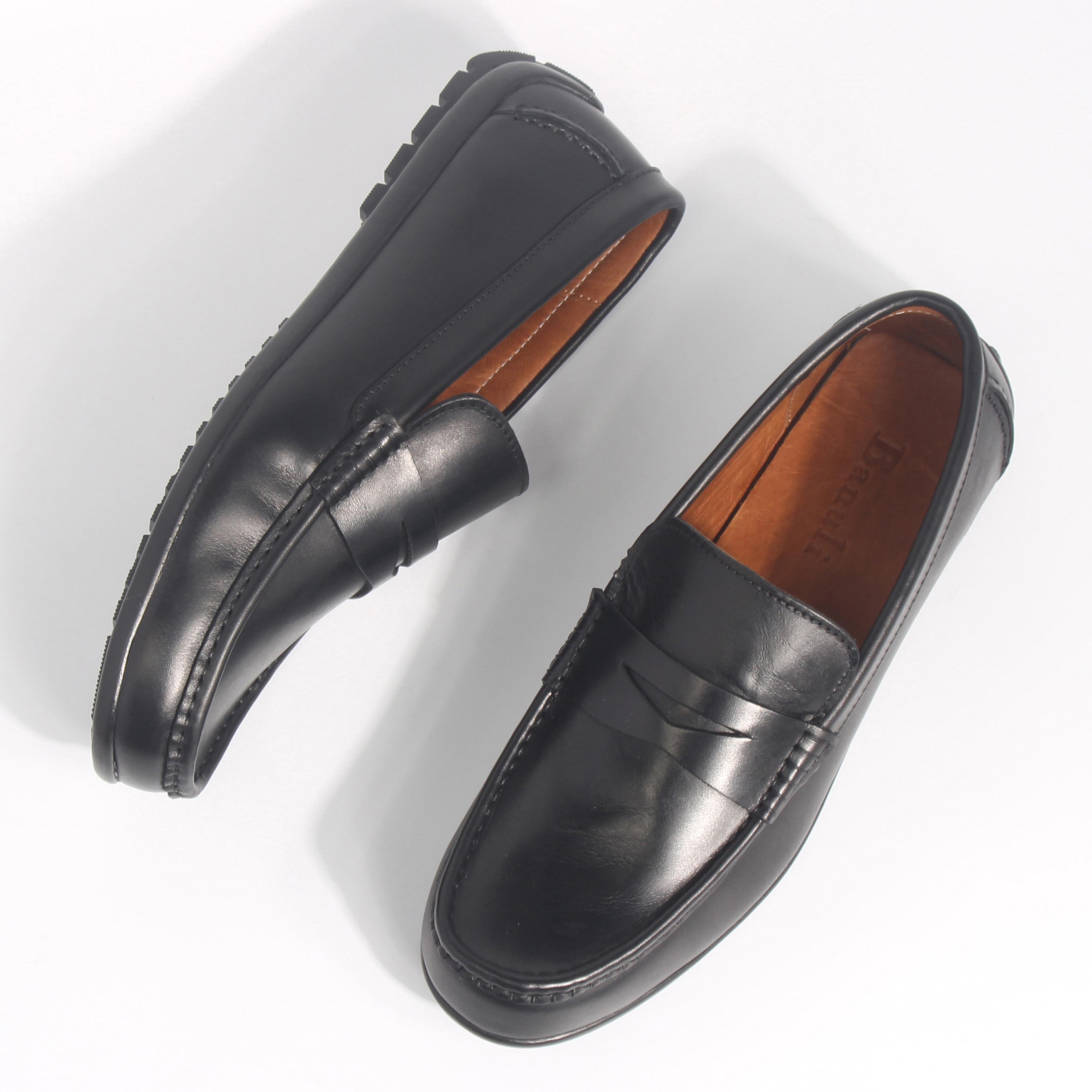 Giày Lười Nam Banuli Casual Slip-On Shoes MOCA6 (Da Veg Itali Mềm Dẻo, Đế Siêu Nhẹ, Chống Trượt, Bảo Hành Trọn Đời)