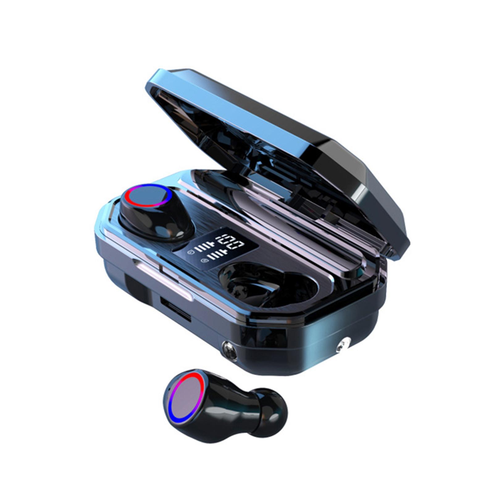 M12 Mini Earbuds BT5.0 True Wireless Headphones Smart In-Ear Headset with Mic Charging Box Digital Display Pick Up Automatic Pairing