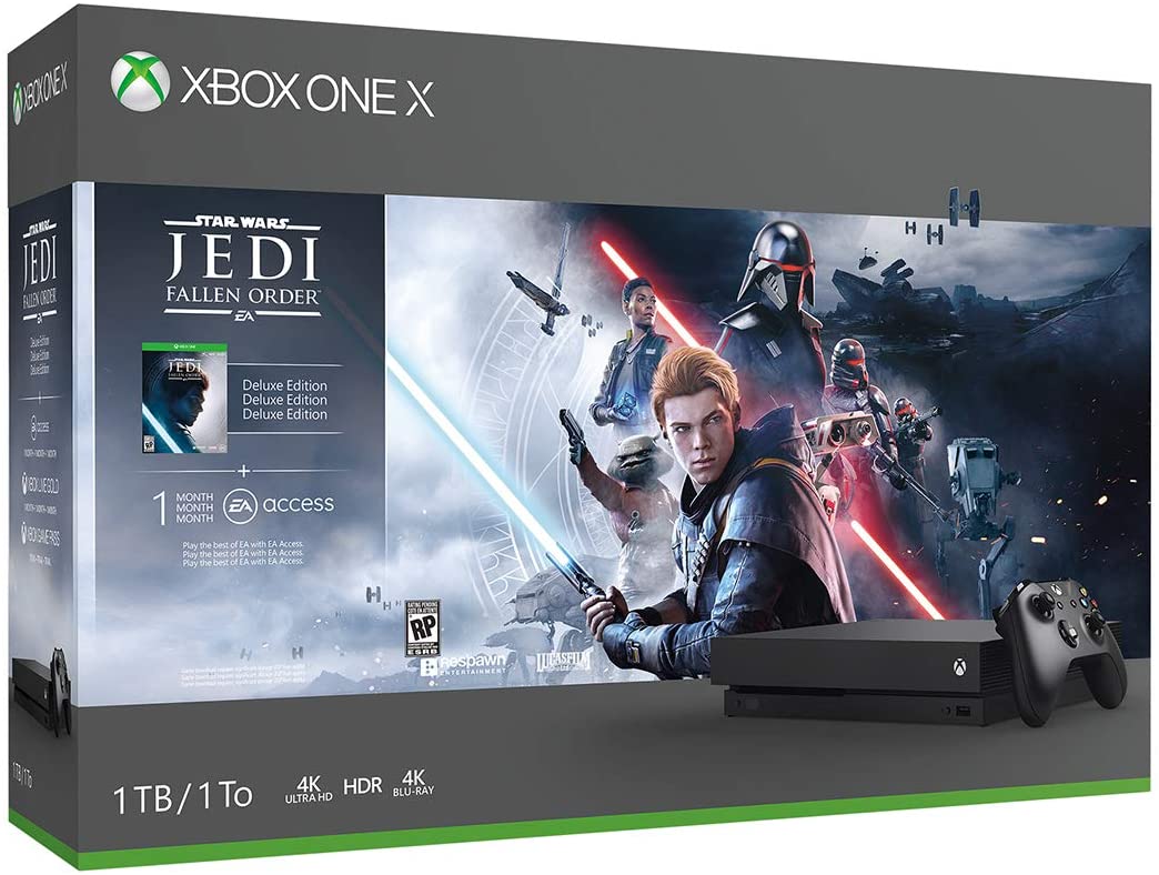 Máy Chơi Game Xbox One X 1TB - Star Wars Jedi: Fallen Order Bundle - Hàng Nhập Khẩu