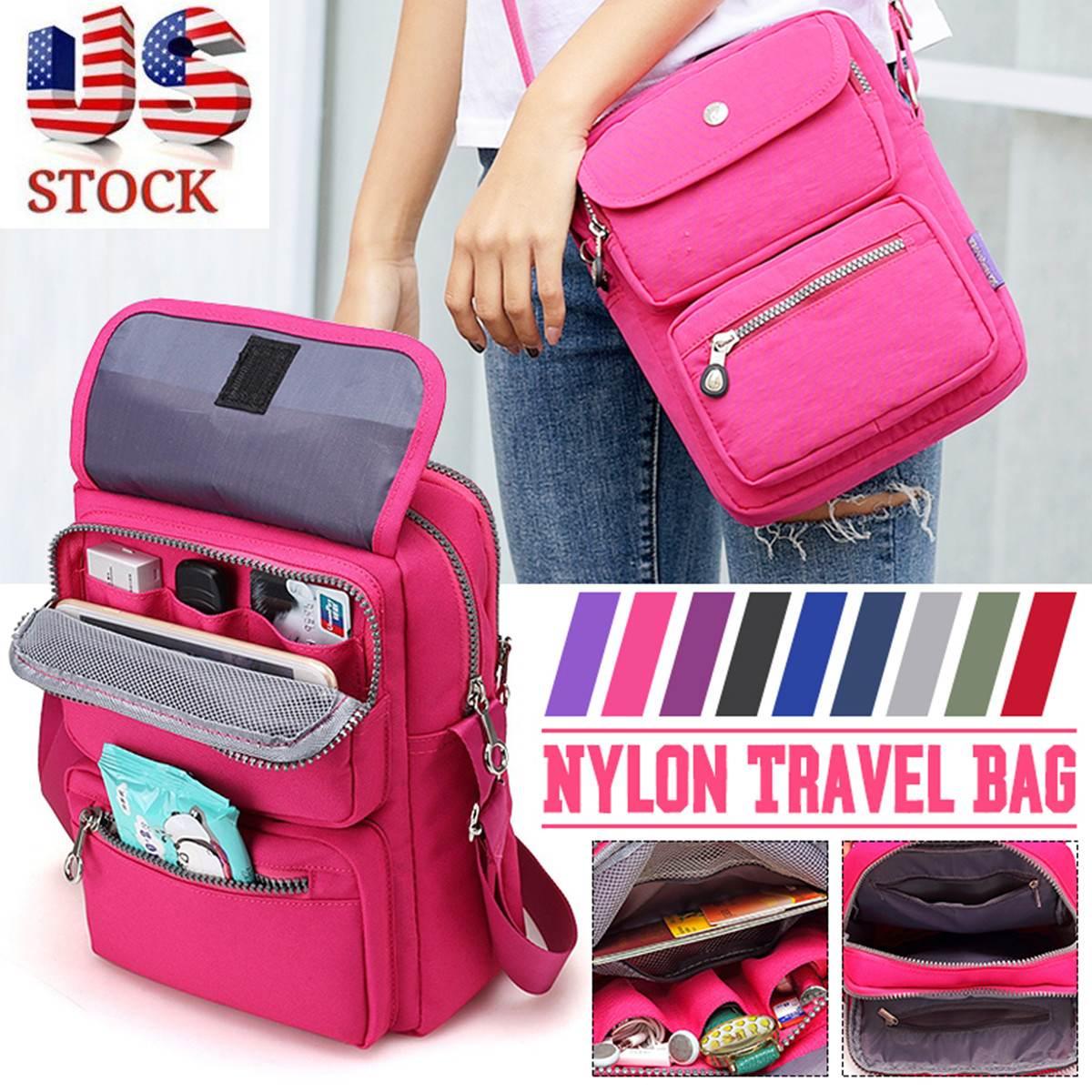 Mini Nylon Túi Đeo Vai Nữ Đa Chức Năng Điện Thoại Di Động Bỏ Túi Túi Ví Nữ Nhỏ Nữ Túi Chứng Khoán Hoa Kỳ
