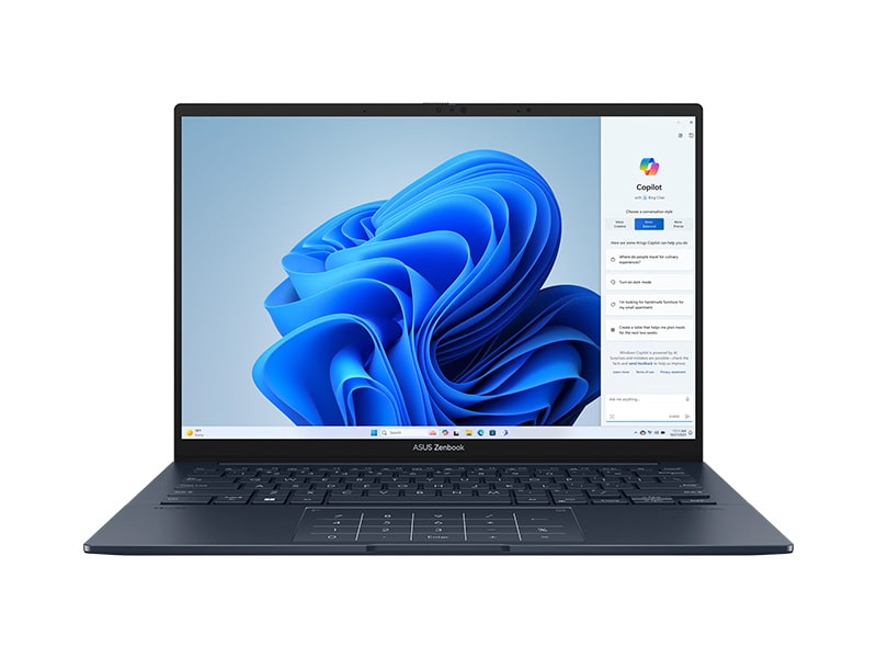Laptop ASUS Zenbook 14 OLED UX3405MA-PP475W (Intel Core Ultra 9 Processor 185H | 32GB | 1TB | Intel Arc | 14 inch 3K 120Hz | Win 11 | Xanh) - Hàng Chính Hãng - Bảo Hành 24 Tháng
