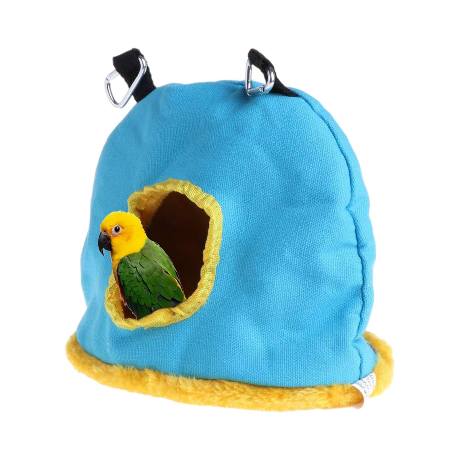 2x Warm Birds Hammock Hanging Nest Cave Sleeping Bed for Cockatoo Mice Pet