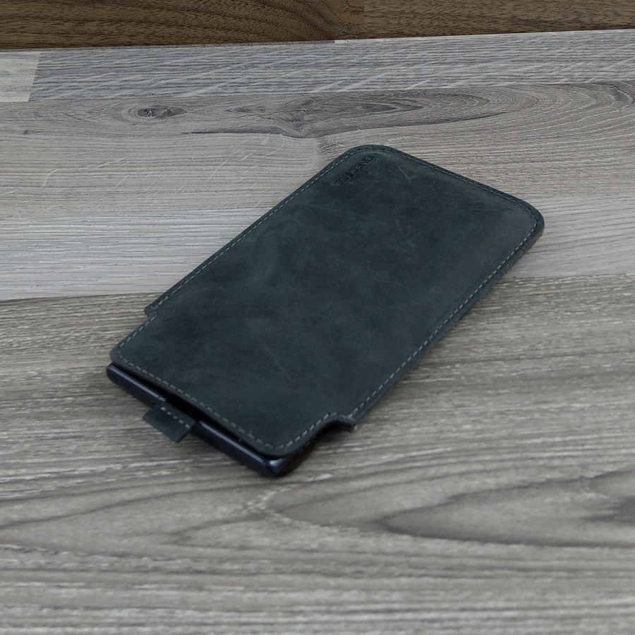 Bao Da dây rút dành cho Iphone 12 Mini Da Bò